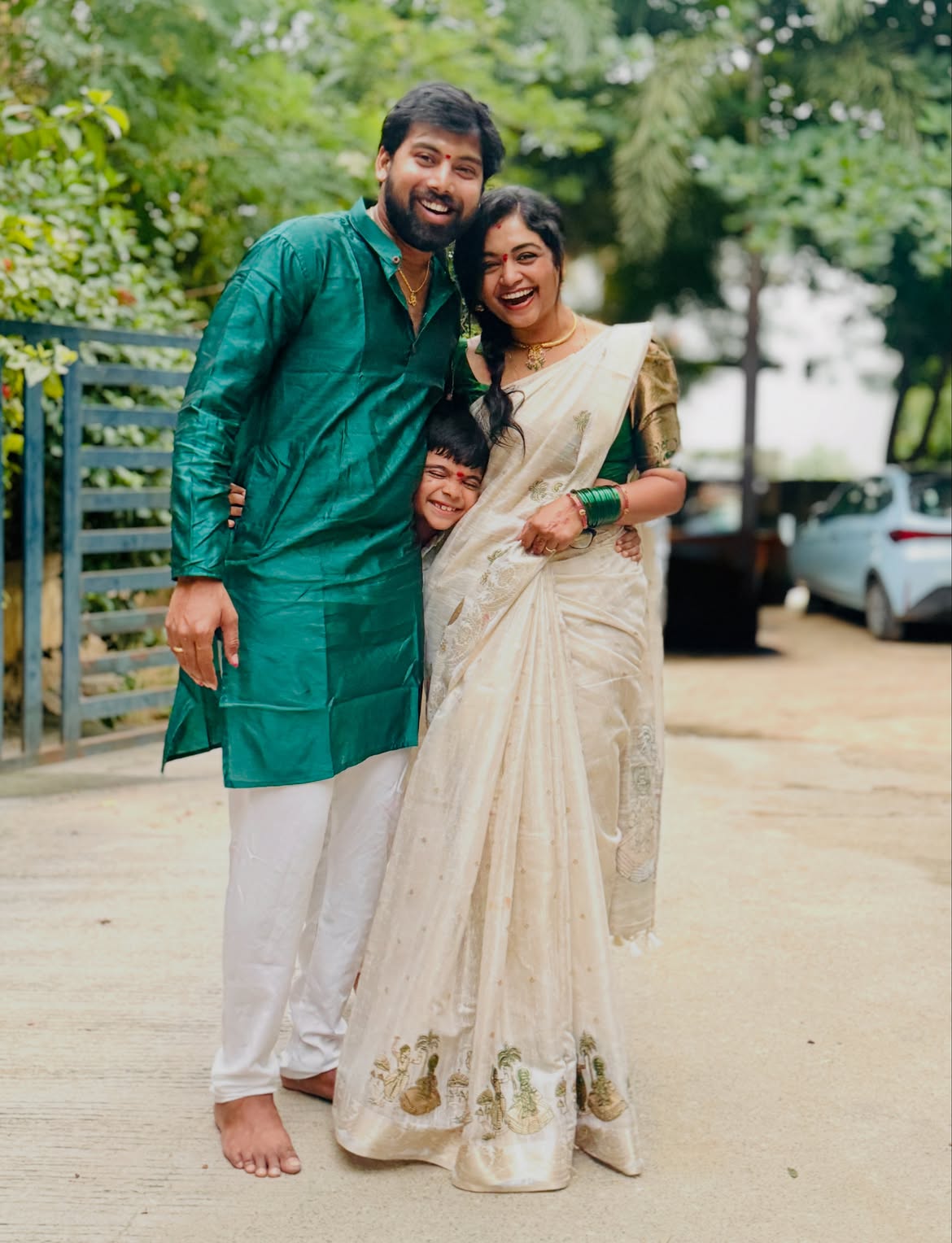 Serial Actress Sireesha Family Photos