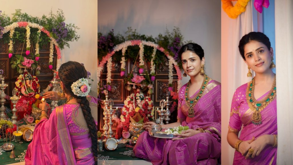 Thanuja Puttaswamy : సీరియల్ నటి తనూజ వినాయక చవితి సెలబ్రేషన్స్.. ఫోటోలు వైరల్.. Thanuja Puttaswamy : సీరియల్ నటి తనూజ వినాయక చవితి సెలబ్రేషన్స్.. ఫోటోలు వైరల్..