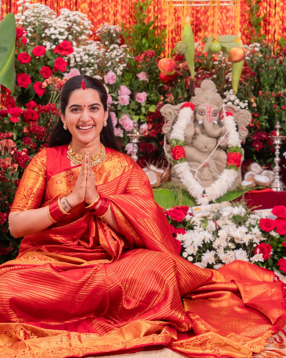 Sravanthi Chokarapu Vinayaka Chavithi Celebrations