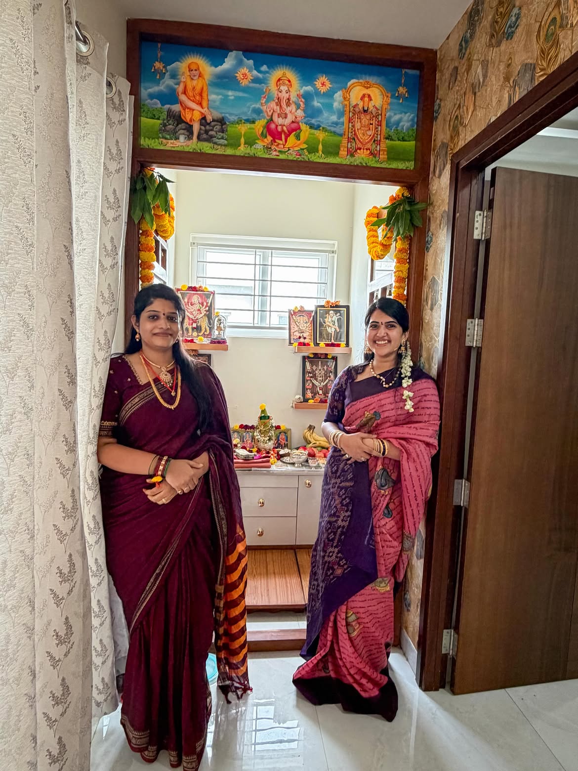 Sravanthi Chokarapu Varalakshmi Vratham with Friends and Family