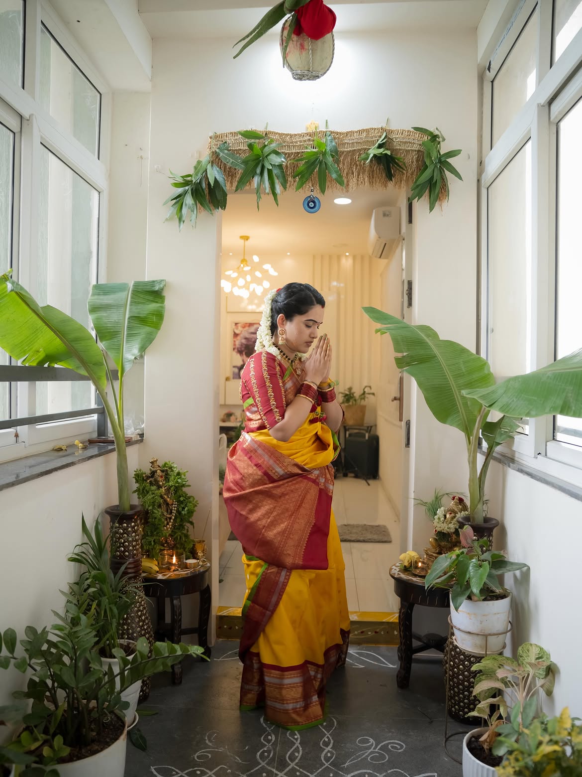 Anchor Sravanthi Chokarapu Perform Pooja
