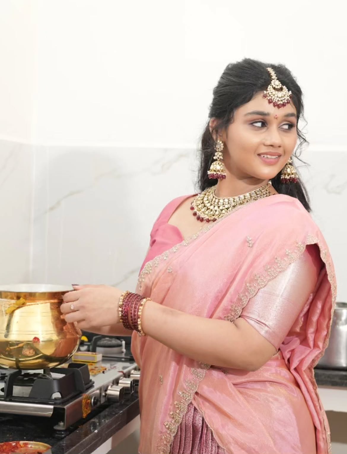 Save The Tigers Fame Sravya Dimple New House Warming Ceremony