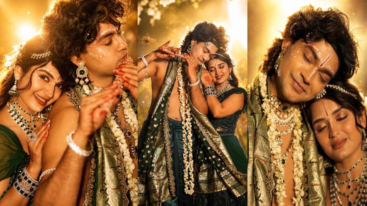 Sri Krishna Janmashtami : శ్రీకృష్ణ జ‌న్మాష్ట‌మి.. రాధా, కృష్ణుడిగా ప్రియాంక జైన్‌, శివ‌కుమార్.. ఫోటోలు వైర‌ల్‌..