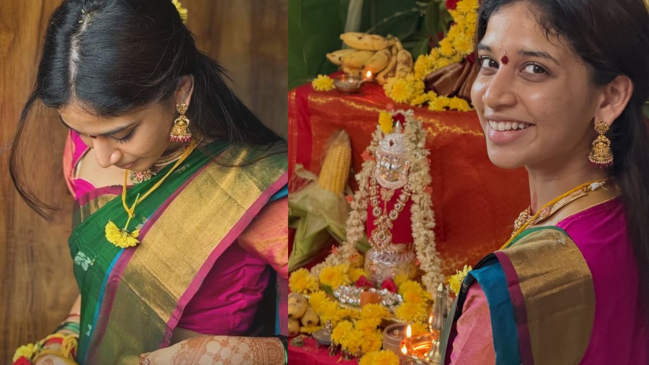 Sri devi : కోర్ట్ హీరోయిన్ ‘శ్రీదేవి’ వరలక్ష్మి వ్రతం.. ఫొటోలు..