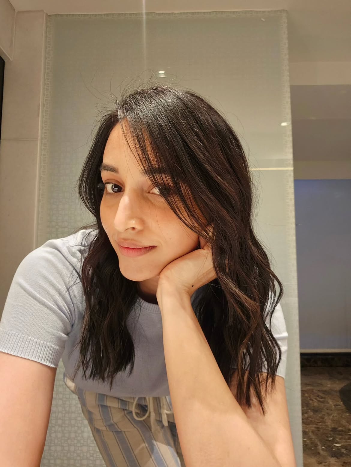 Srinidhi Shetty Cute Photos in Night Dress