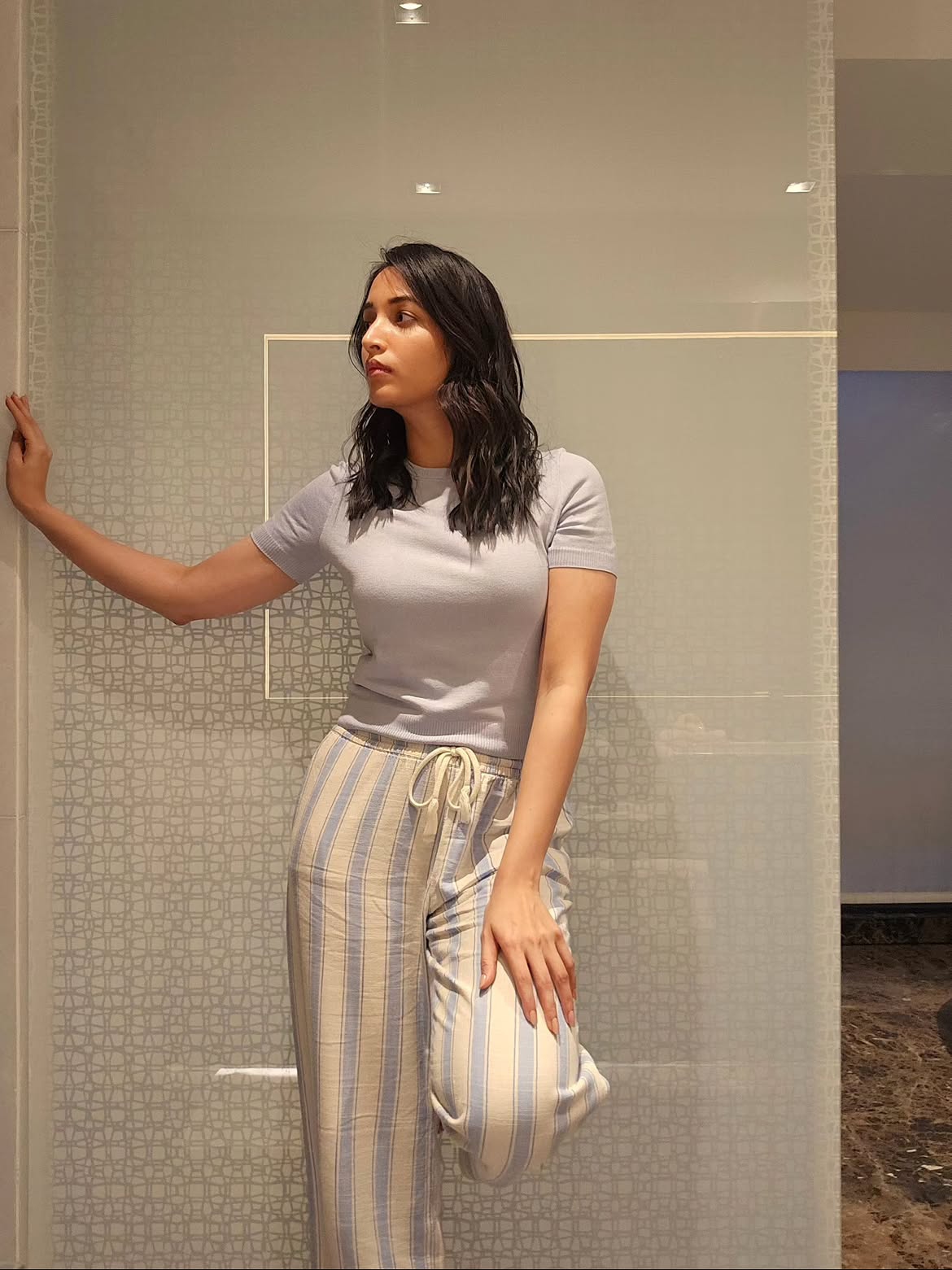 Srinidhi Shetty Cute Photos in Night Dress