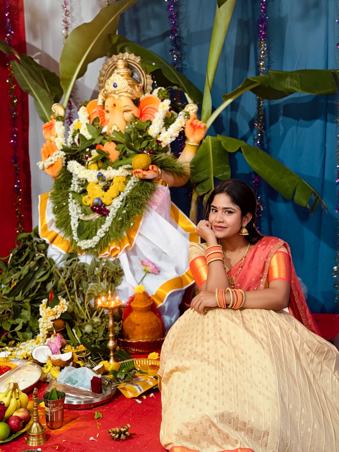 Swetha Naidu Vinayaka Chavithi Celebrations