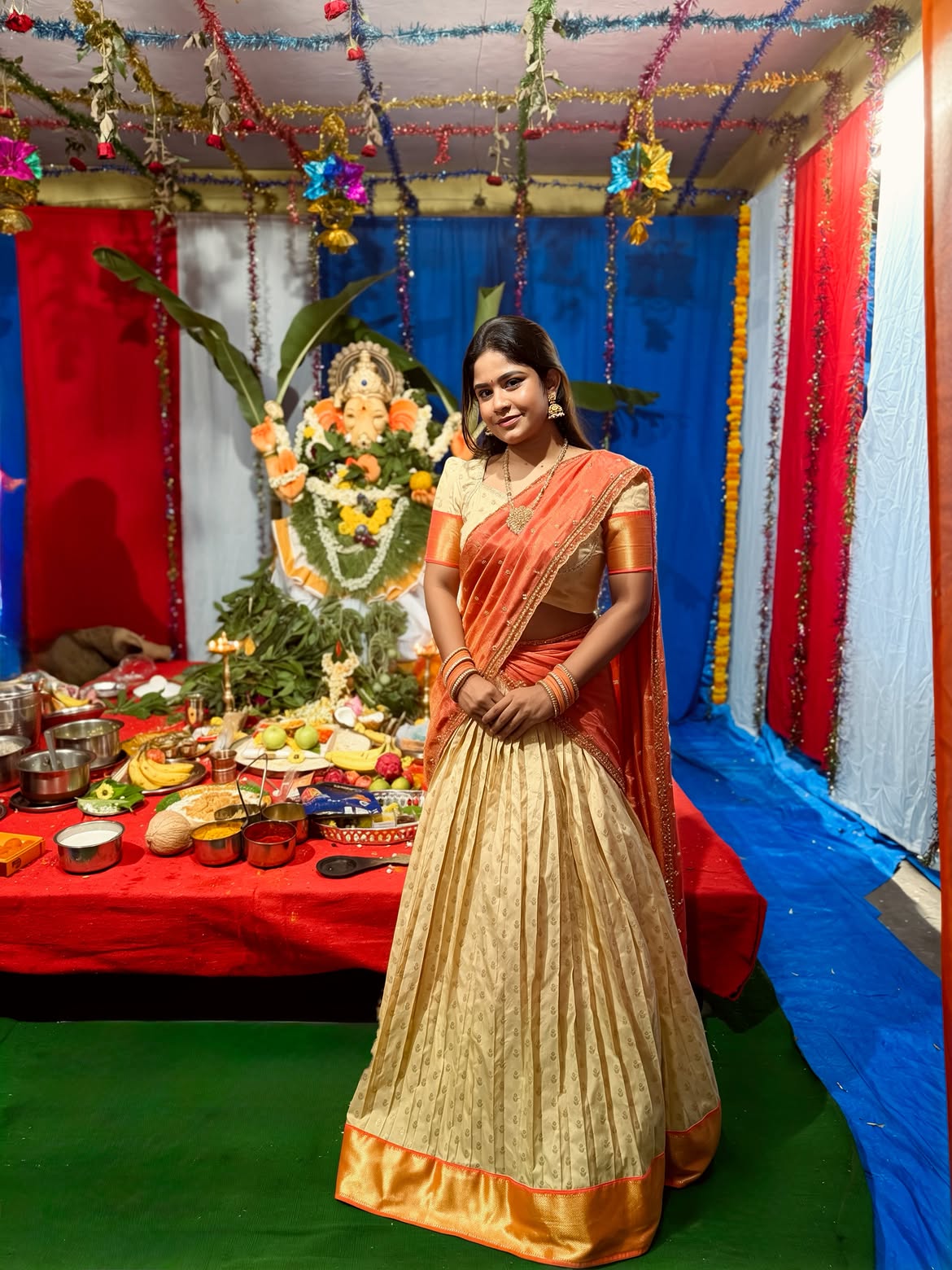 Swetha Naidu Vinayaka Chavithi Celebrations