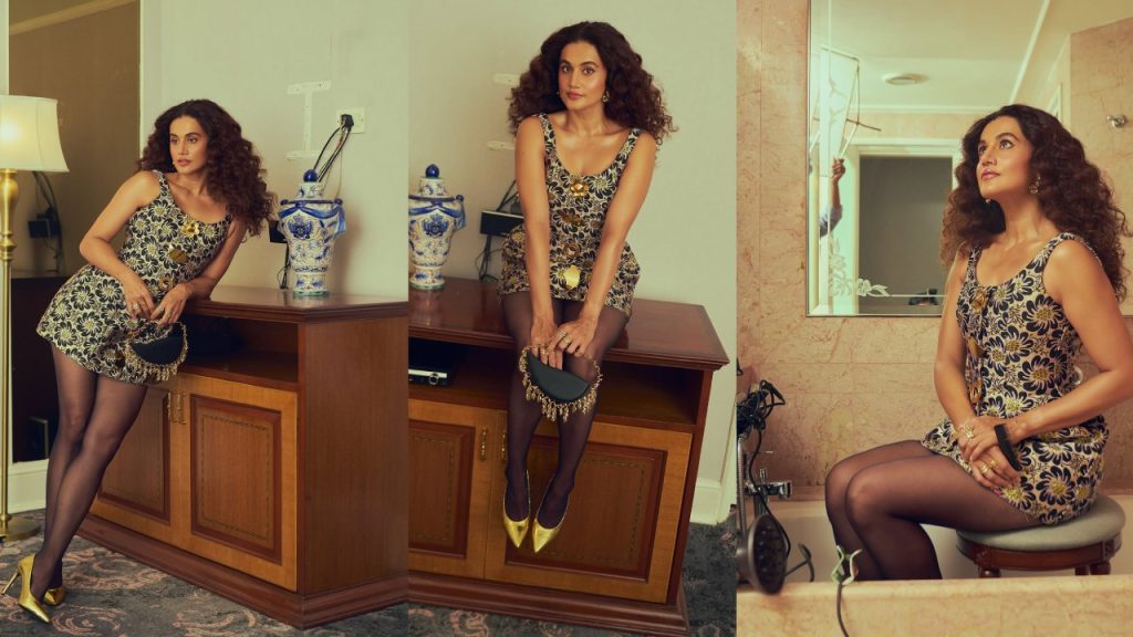 Taapsee Pannu : తాప్సీ లేటెస్ట్ ఫొటోలు.. స్కిన్ టైట్ డ్రెస్‌లో..