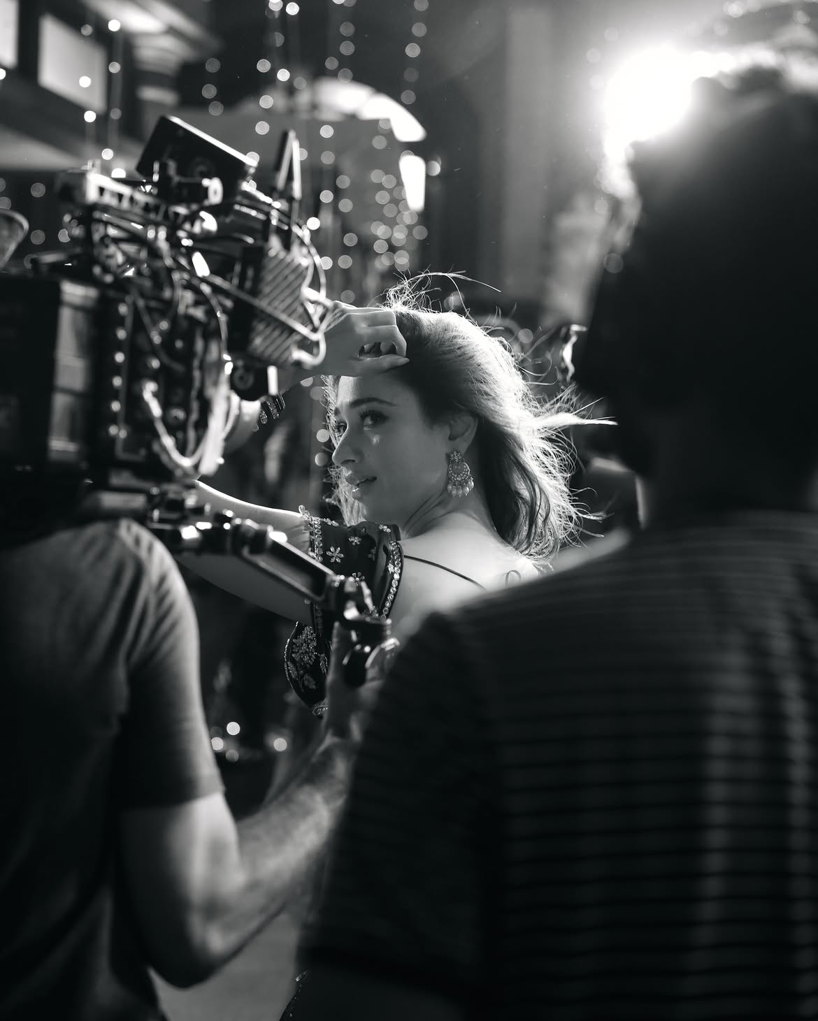 Tamannaah Bhatia Shares Special Song Working Stills