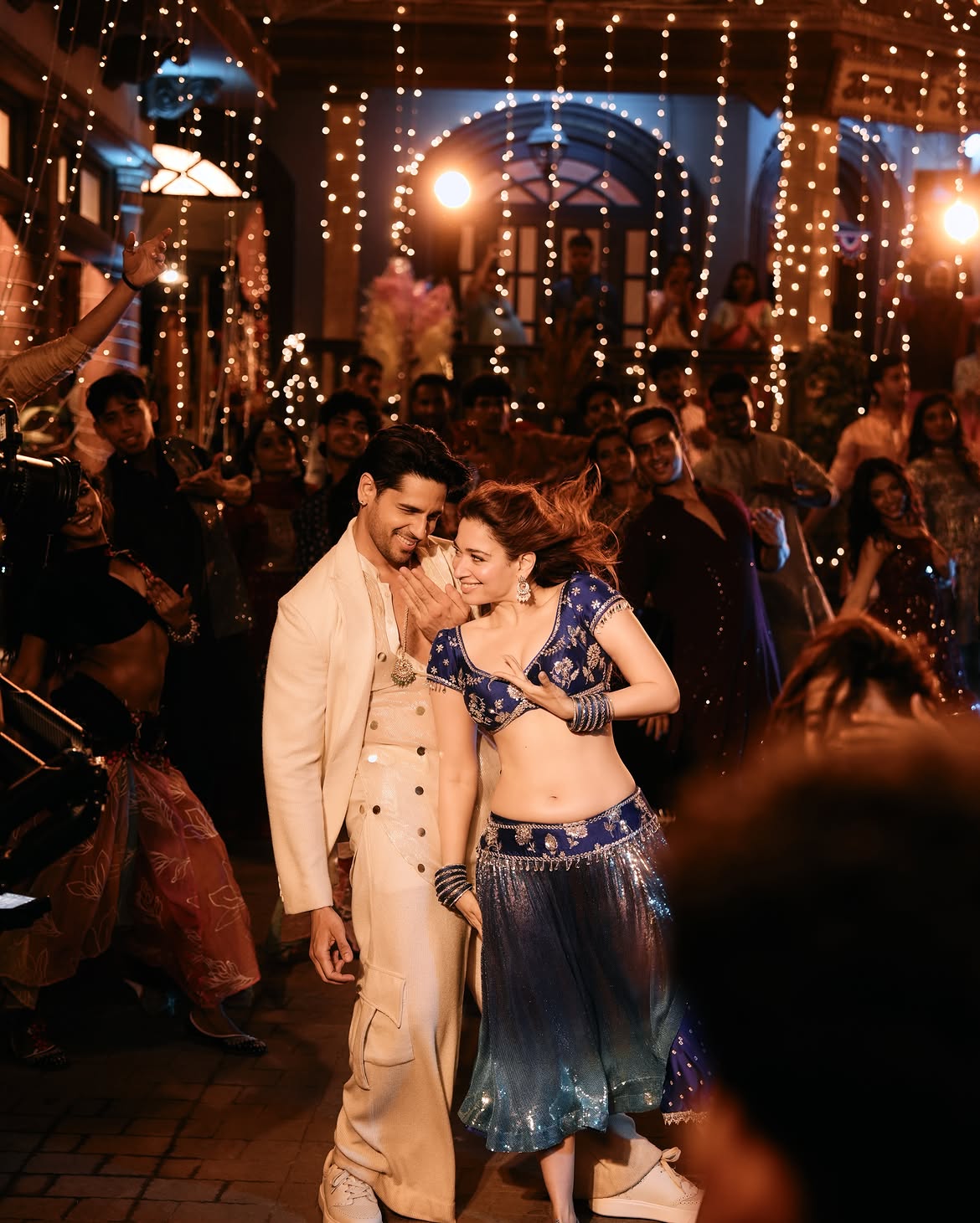 Tamannaah Bhatia Shares Special Song Working Stills