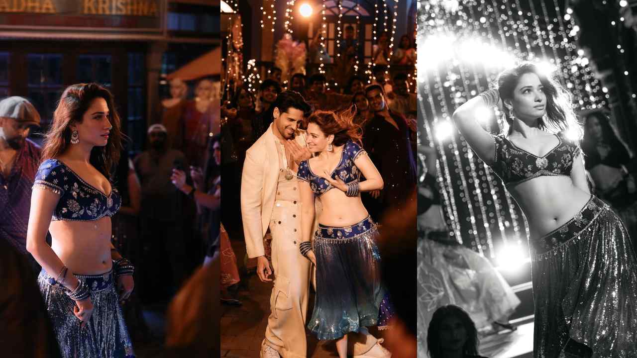 Tamannaah Bhatia : స్పెషల్ సాంగ్ వర్కింగ్ స్టిల్స్ షేర్ చేసిన తమన్నా.. ఫొటోలు వైరల్..