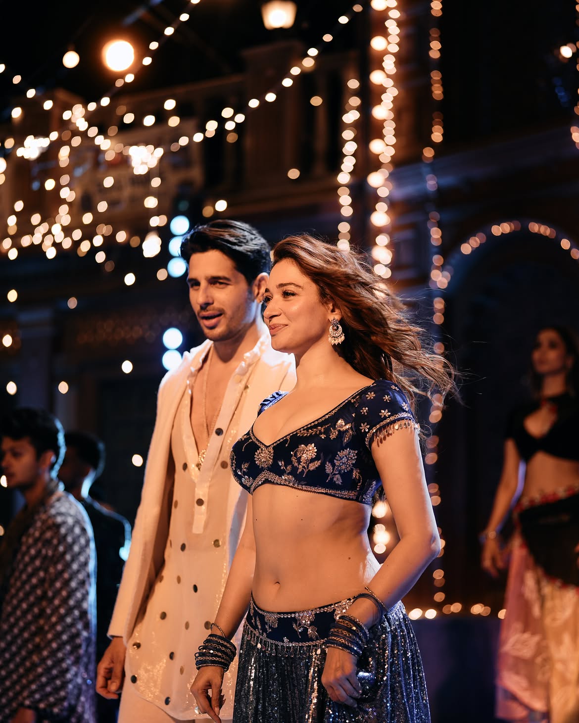 Tamannaah Bhatia Shares Special Song Working Stills