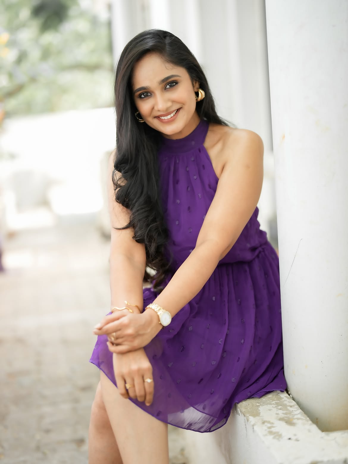 Serial Actress Tejaswini Gowda Cute Photos