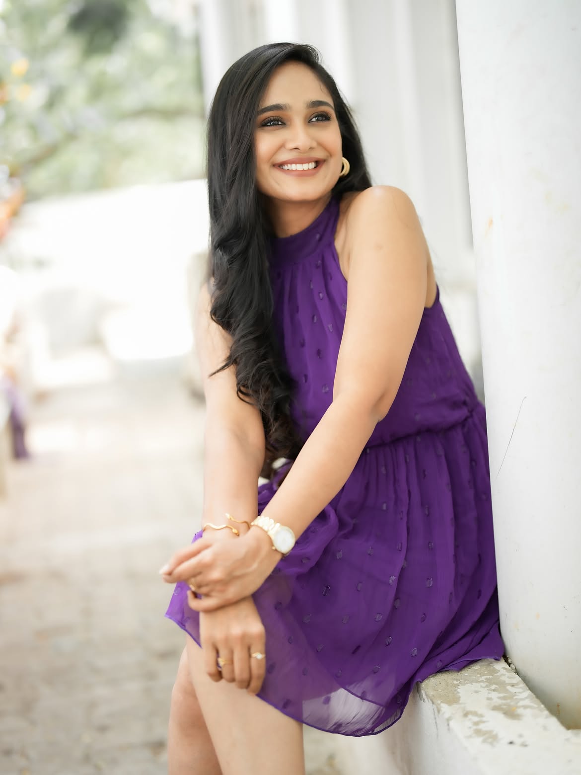Serial Actress Tejaswini Gowda Cute Photos