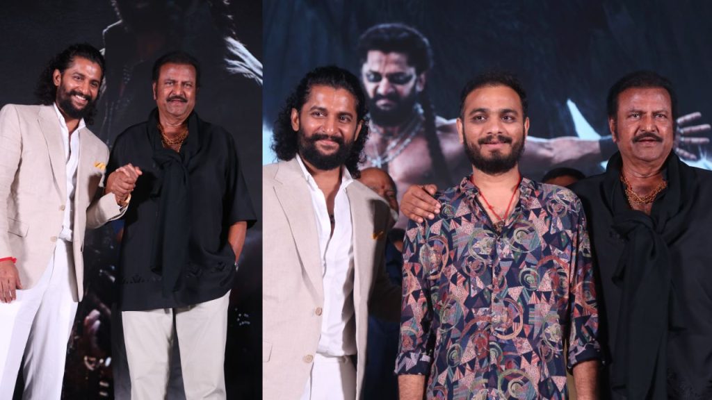 The Paradise : నాని ‘ది ప్యారడైజ్’ సక్సెస్ మీట్.. మీడియా ముందుకు వచ్చిన మోహన్ బాబు.. ఫొటోలు..