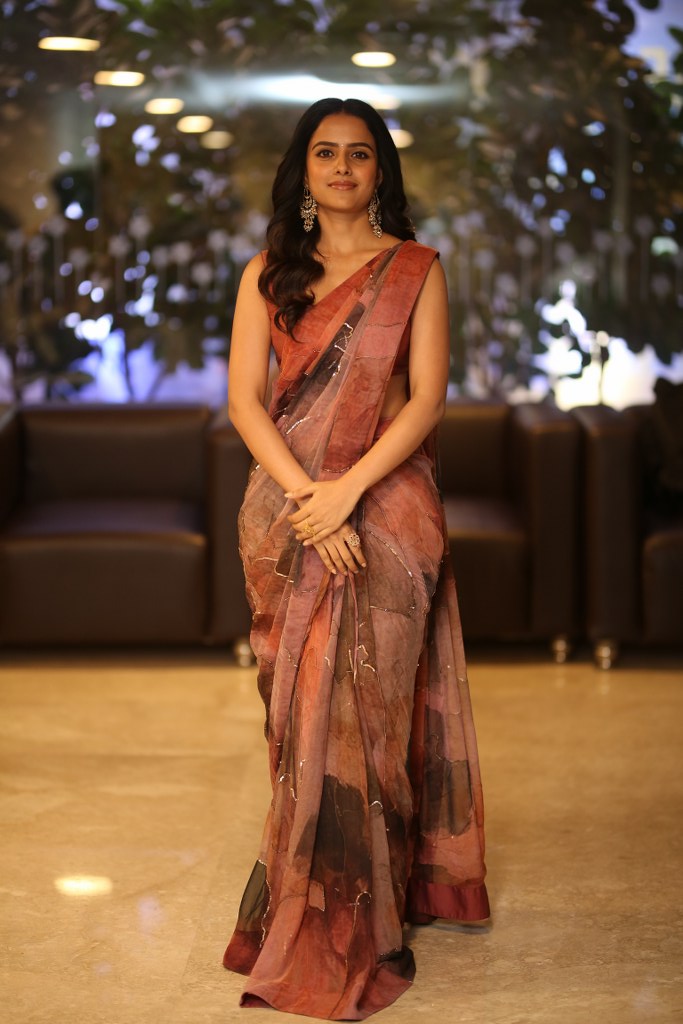 Vaishnavi Chaitanya Saree Looks in Epic Pre Release Event