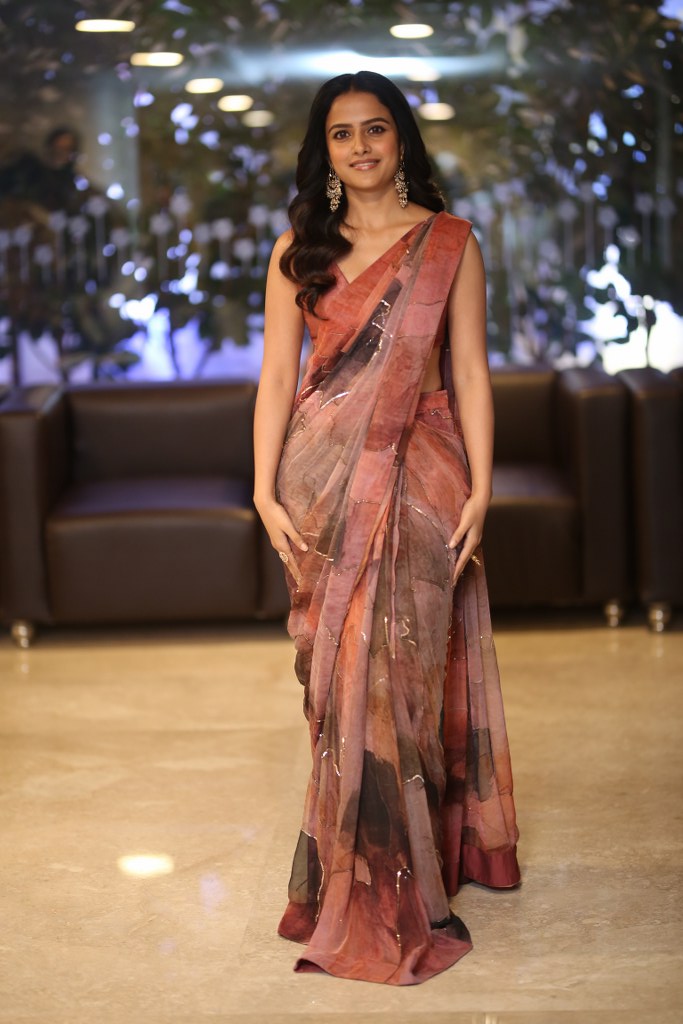 Vaishnavi Chaitanya Saree Looks in Epic Pre Release Event
