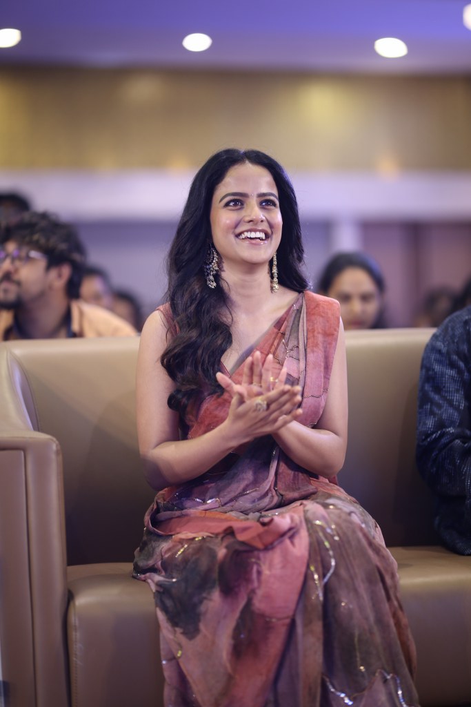 Vaishnavi Chaitanya Saree Looks in Epic Pre Release Event