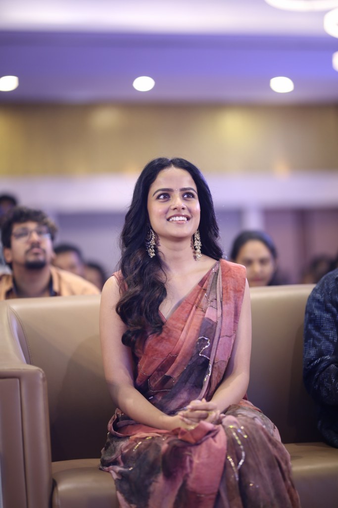 Vaishnavi Chaitanya Saree Looks in Epic Pre Release Event