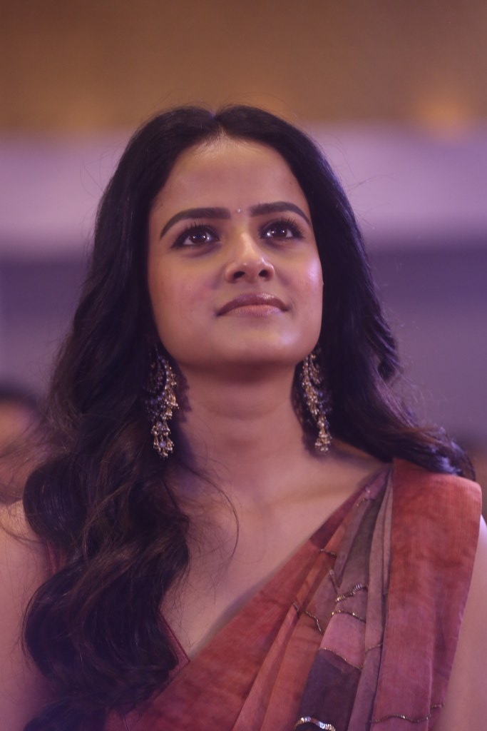 Vaishnavi Chaitanya Saree Looks in Epic Pre Release Event