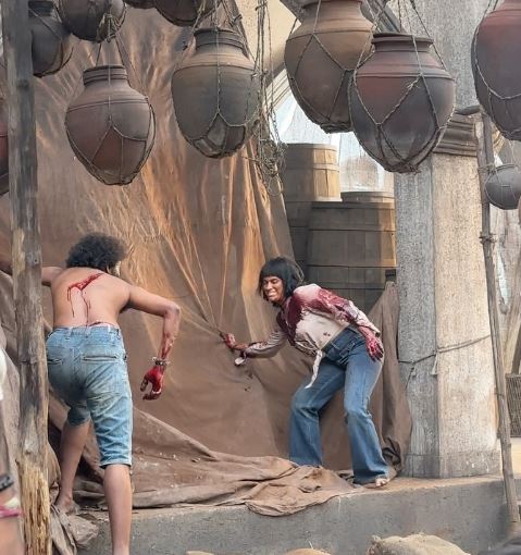 Q Madhu Shares The Paradise Working Stills