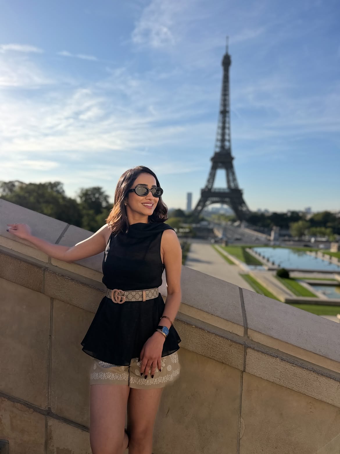 Vindhya Vishaka Enjoying Vacation in Paris