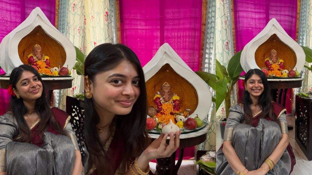 Yashashree Rao : గుర్తుకొస్తున్నాయి వెబ్ సిరీస్ హీరోయిన్.. ‘యశశ్రీ రావు’ వినాయక చవితి సెలబ్రేషన్స్.. ఫొటోలు..
