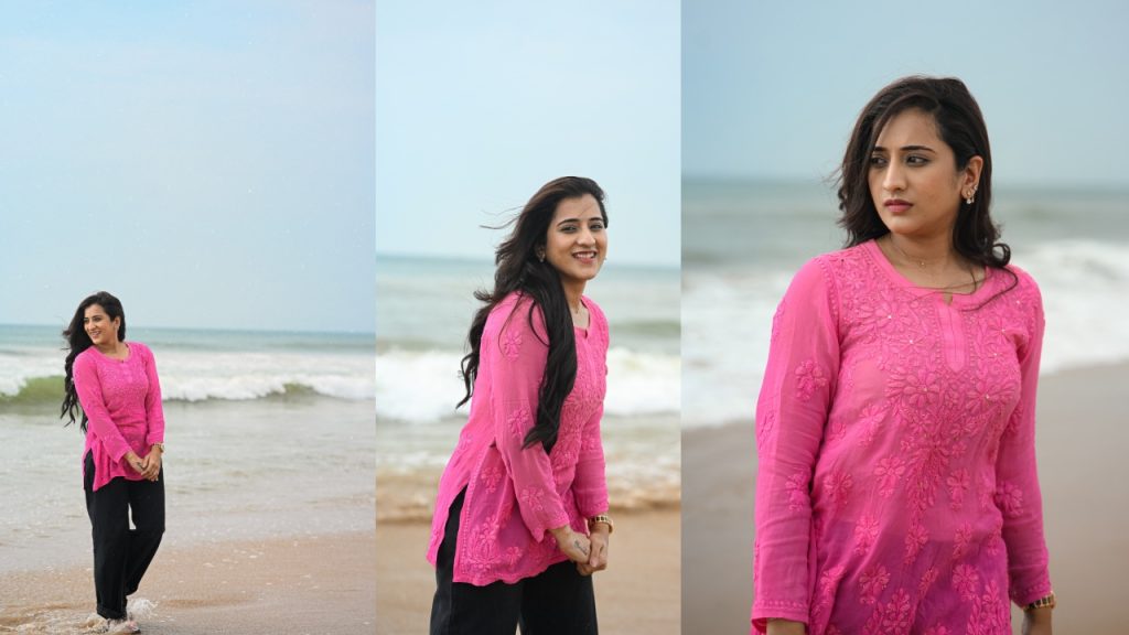 You Tuber Viraajita : సముద్ర‌పు హోరుగాలిలో యూట్యూబర్ విరాజిత.. ఫోటోలు వైర‌ల్‌..