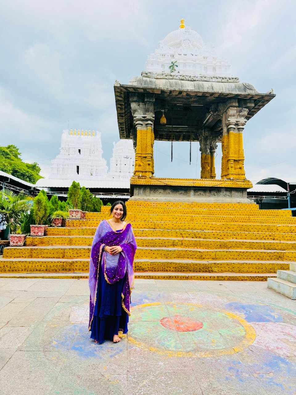 Bigg Boss Bhanu Sri in Tirumala