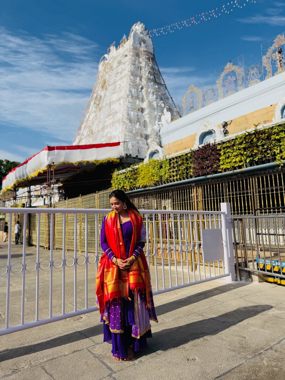 Bigg Boss Bhanu Sri in Tirumala