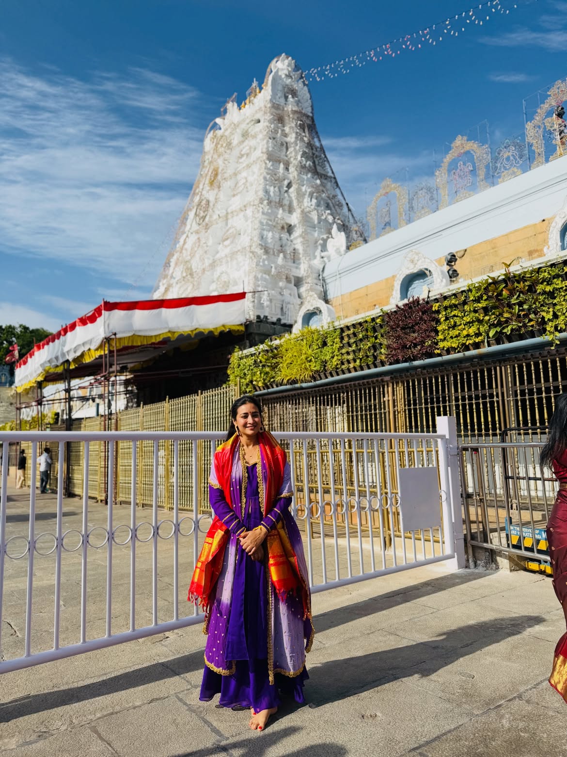 Bigg Boss Bhanu Sri in Tirumala