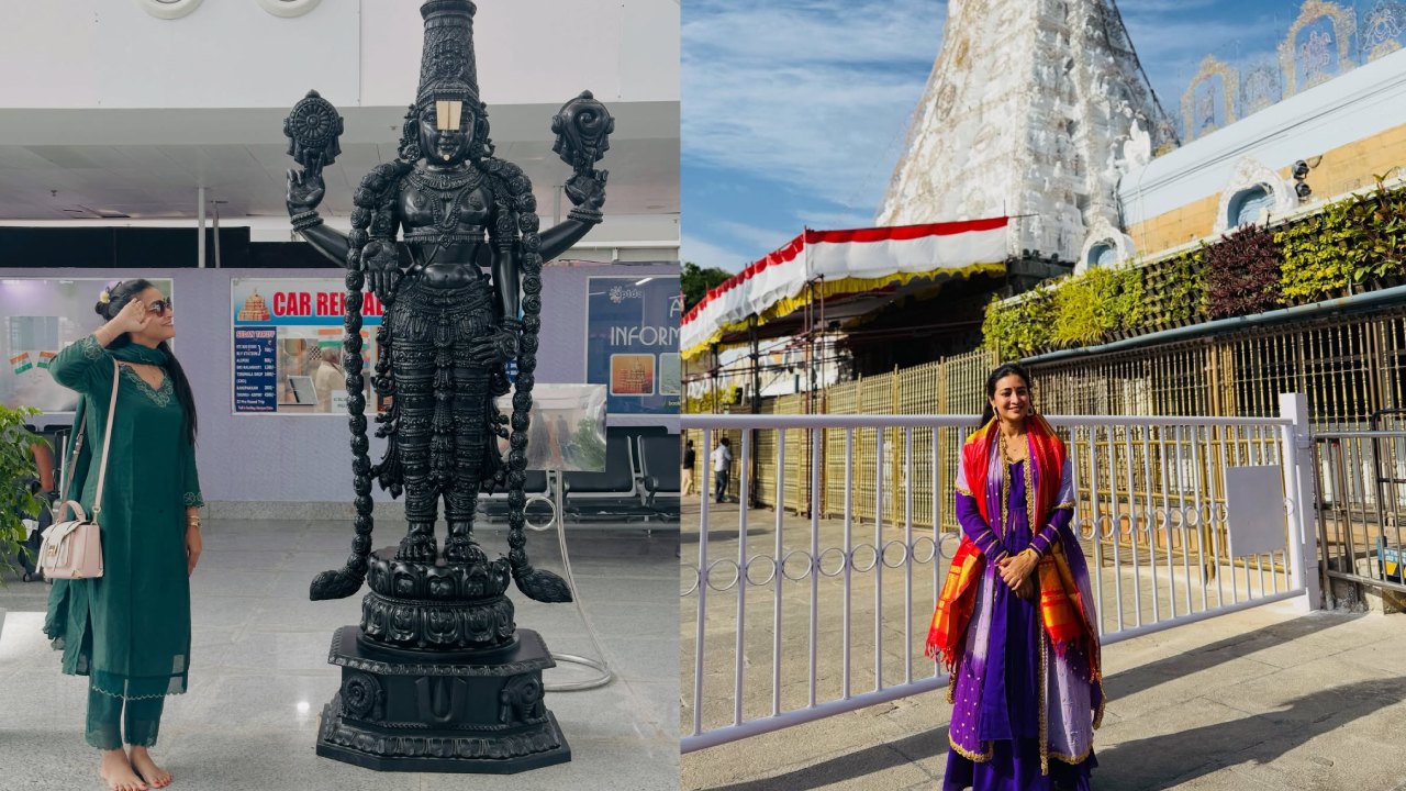 Bhanu Sri : తిరుమలలో బిగ్ బాస్ భానుశ్రీ.. ఫొటోలు..