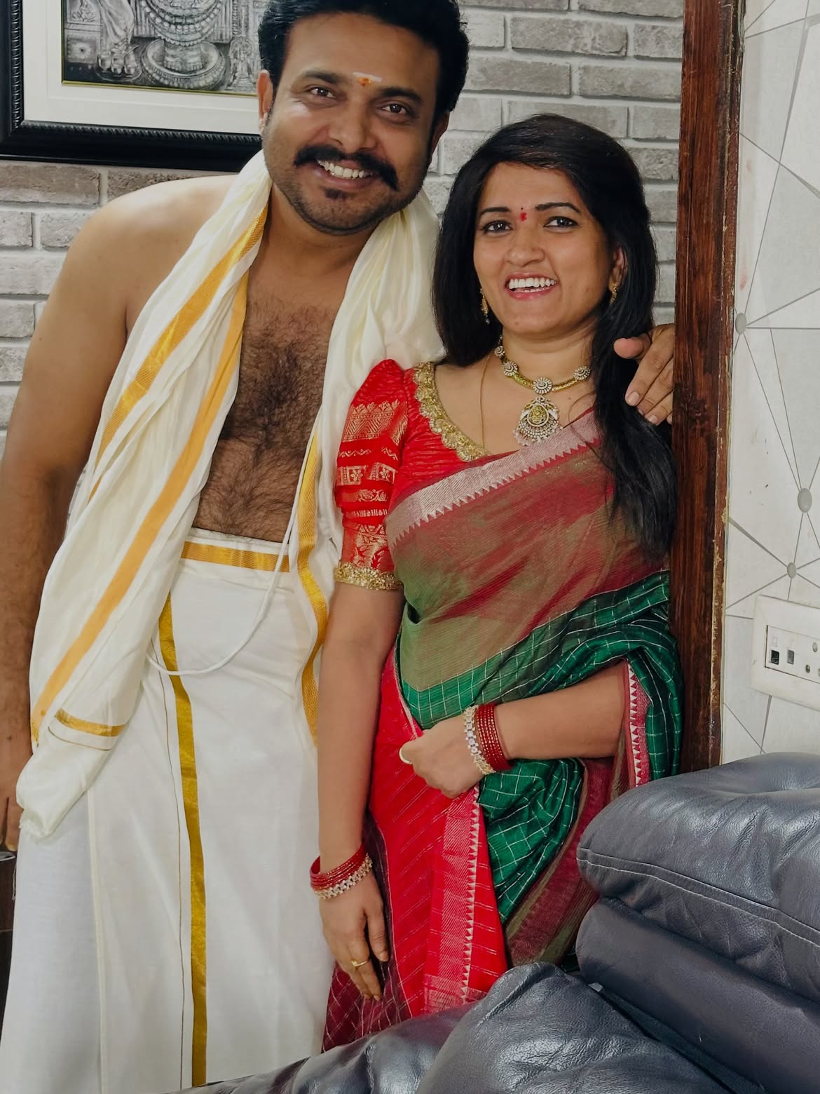 Getup Srinu Vinayaka Chavithi With Family