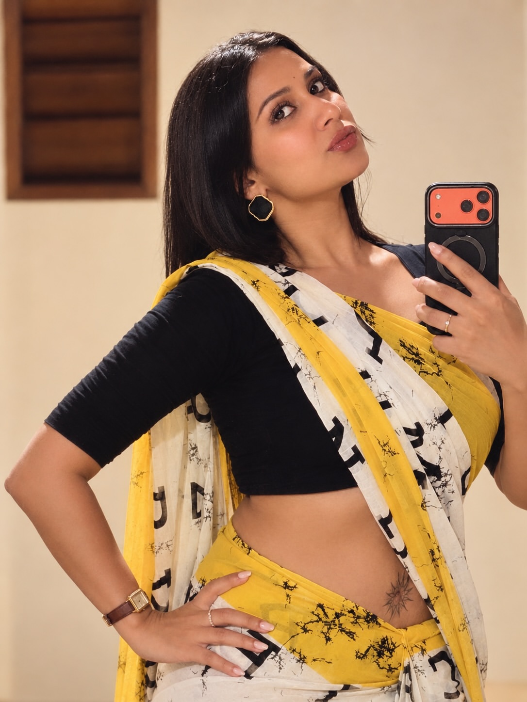Inaya Sulthana Shows her Tattoo