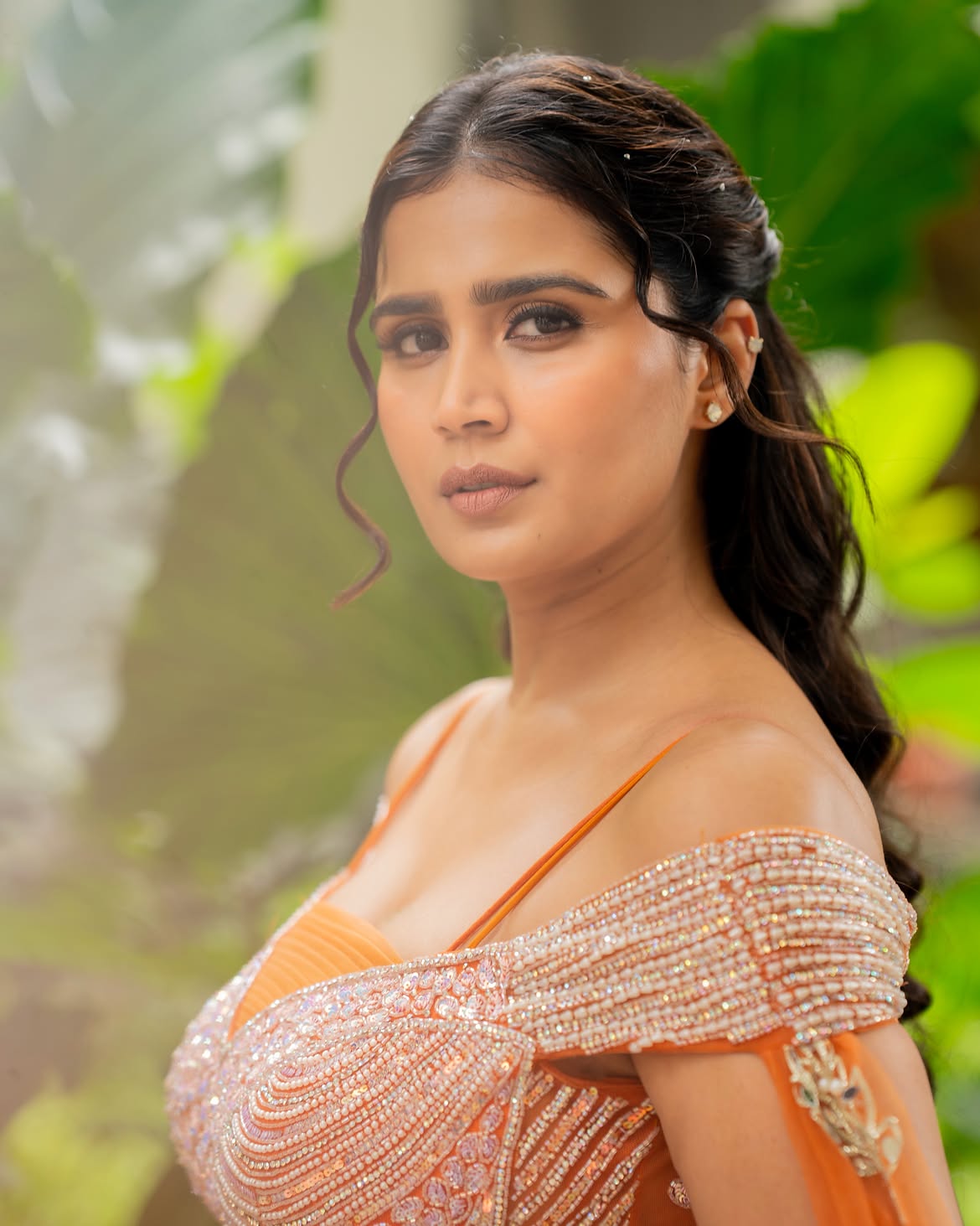 Serial Actress Kavyashree Shining Looks