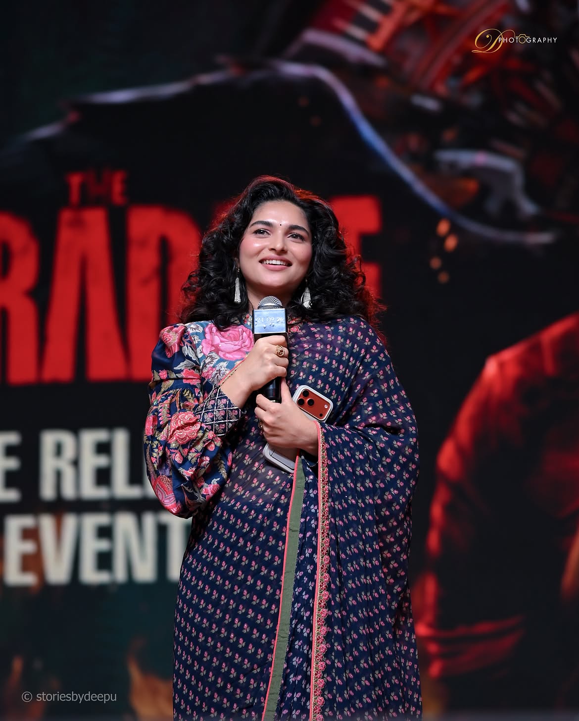 Kayadu Lohar Cute Photos in The Paradise Pre Release Event