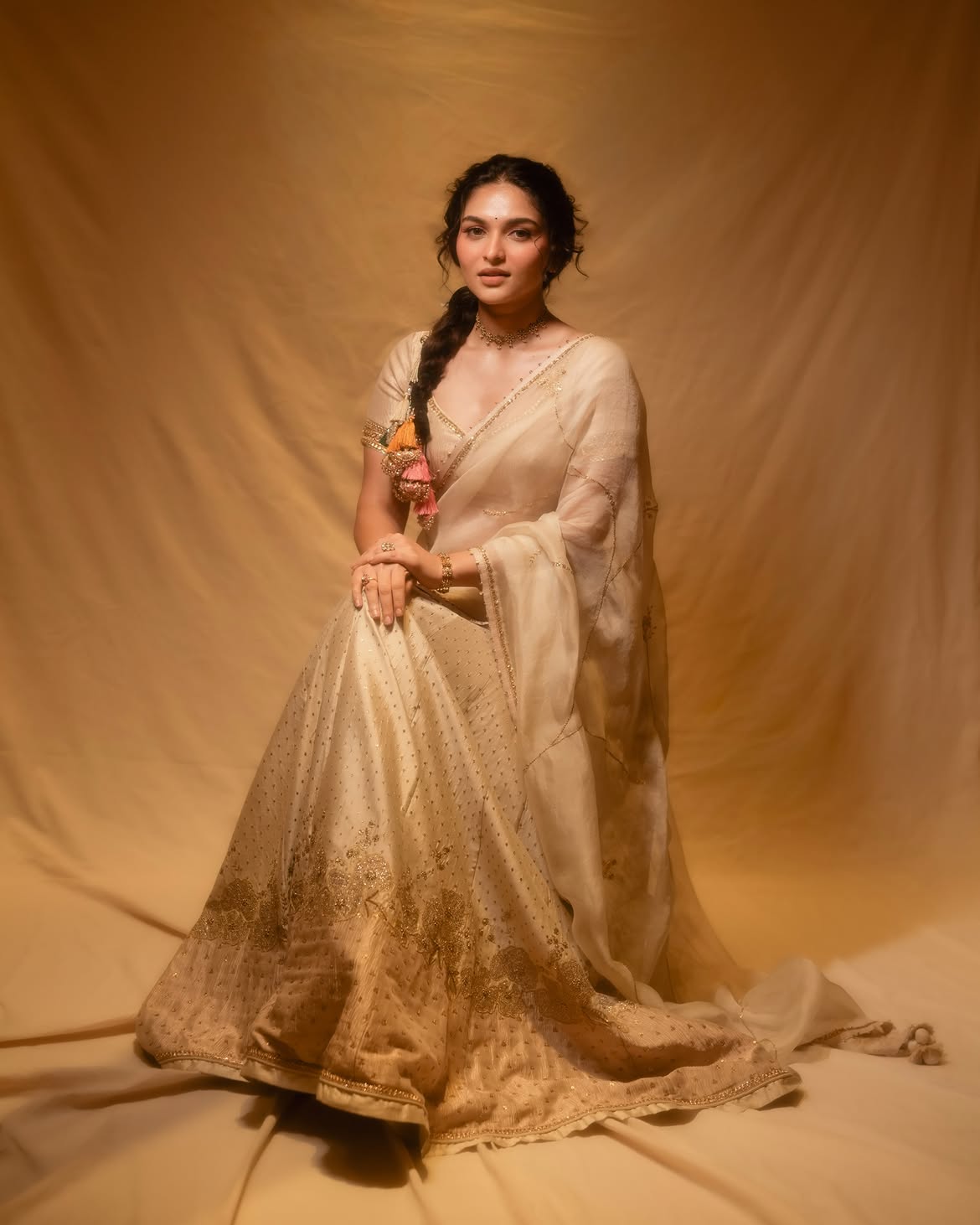 Kayadu Lohar Cute Photos in Saree