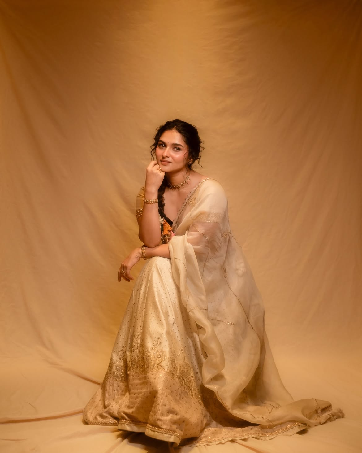 Kayadu Lohar Cute Photos in Saree