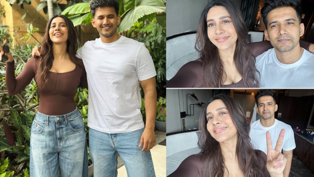 Nabha Natesh : తమ్ముడితో హీరోయిన్ నభా నటేష్ ఫొటోలు..