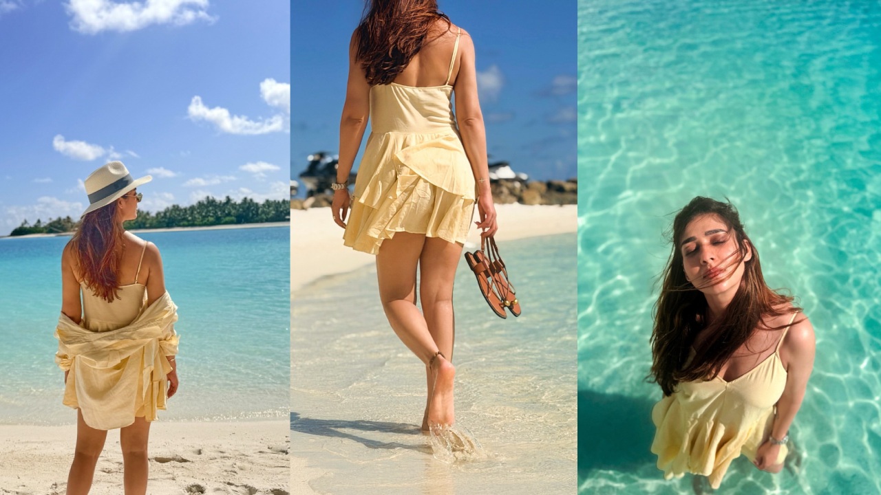 Nayanthara : బీచ్ ఒడ్డున ‘నయనతార’.. మాల్దీవ్స్‌లో వెకేషన్ ఎంజాయ్ చేస్తూ.. ఫొటోలు వైరల్..