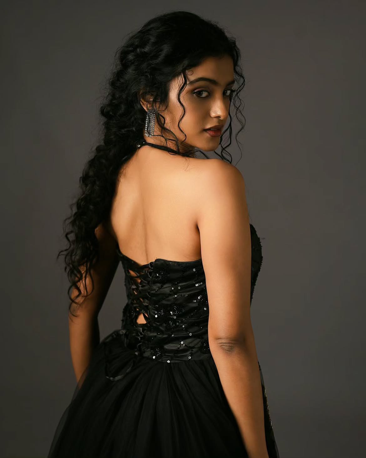 Roopa Koduvayur Beautiful Looks in Black Dress