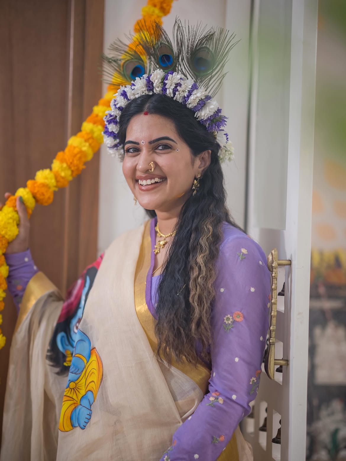 Sravanthi Chokarapu Krishnashtami Special Photos