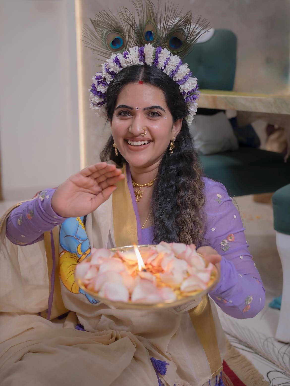 Sravanthi Chokarapu Krishnashtami Special Photos