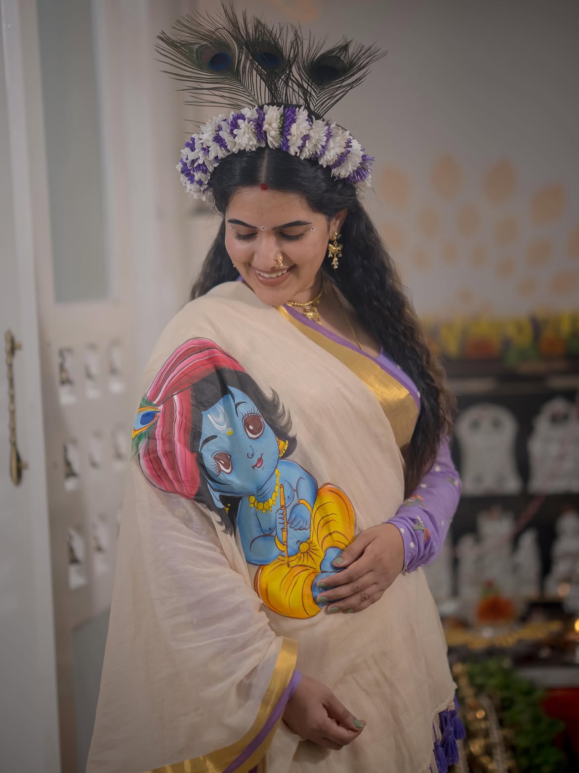 Sravanthi Chokarapu Krishnashtami Special Photos