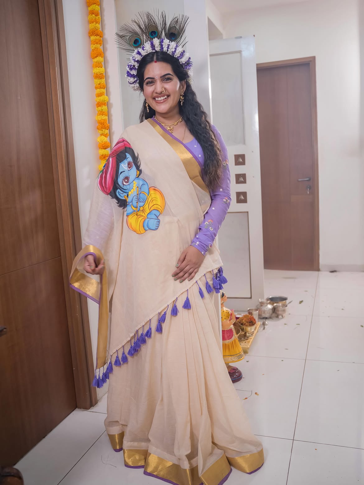 Sravanthi Chokarapu Krishnashtami Special Photos