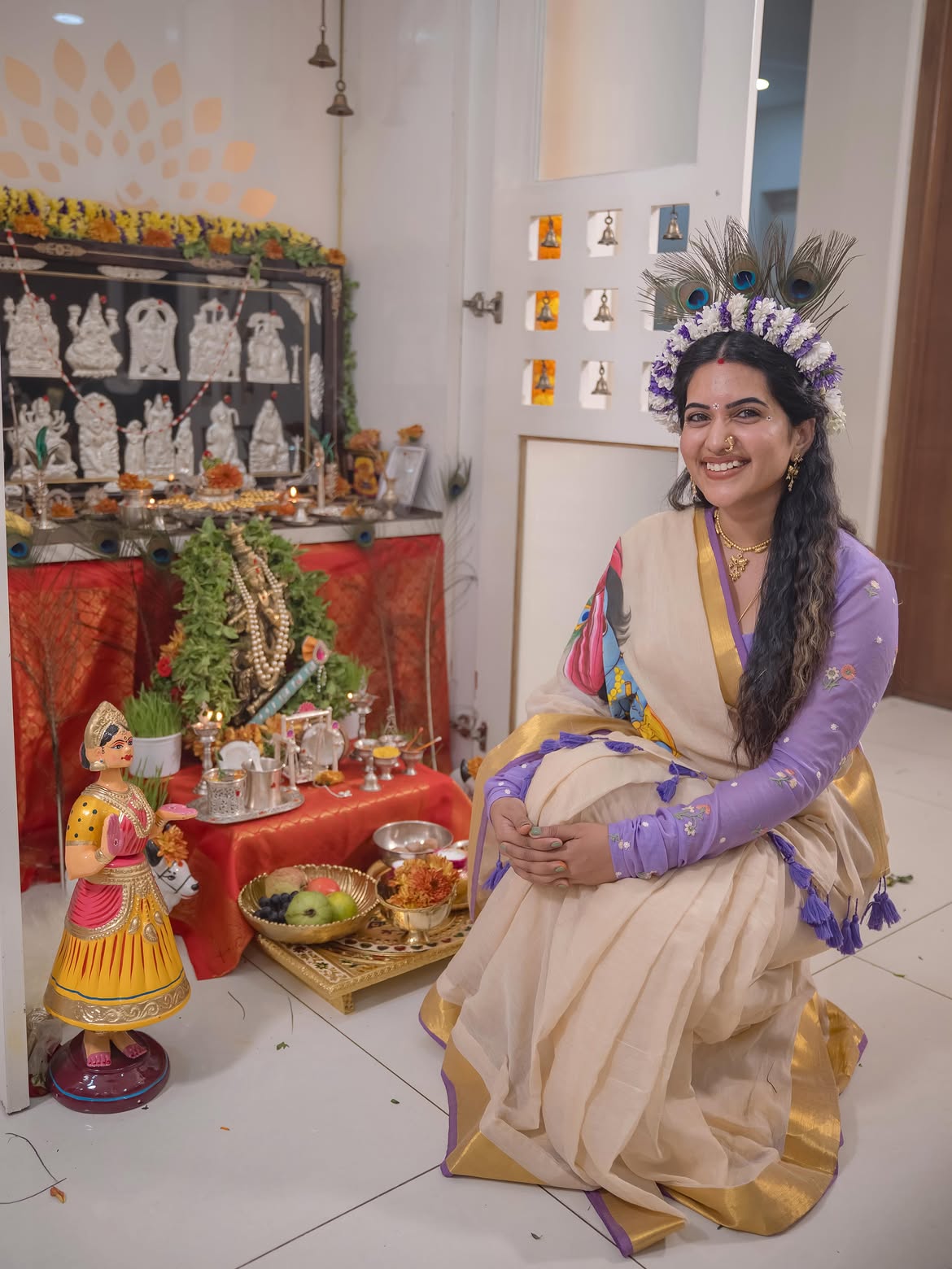 Sravanthi Chokarapu Krishnashtami Special Photos