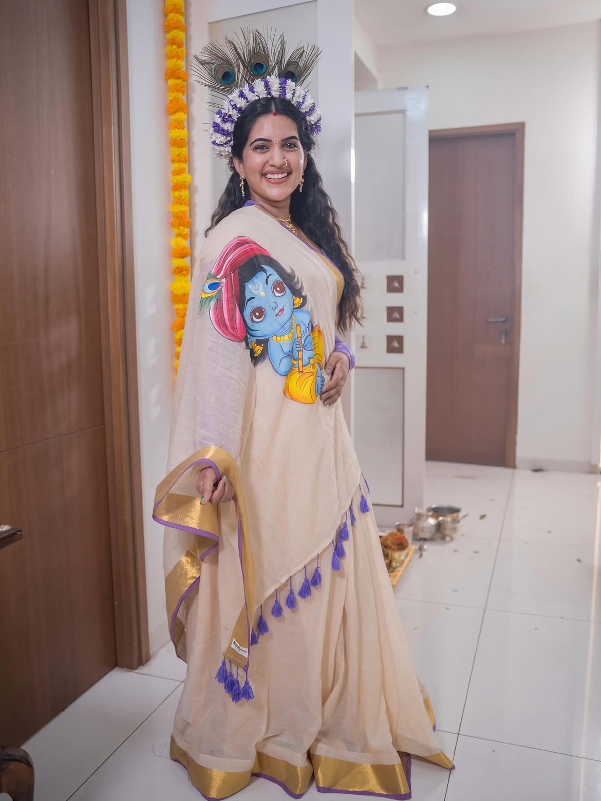 Sravanthi Chokarapu Krishnashtami Special Photos