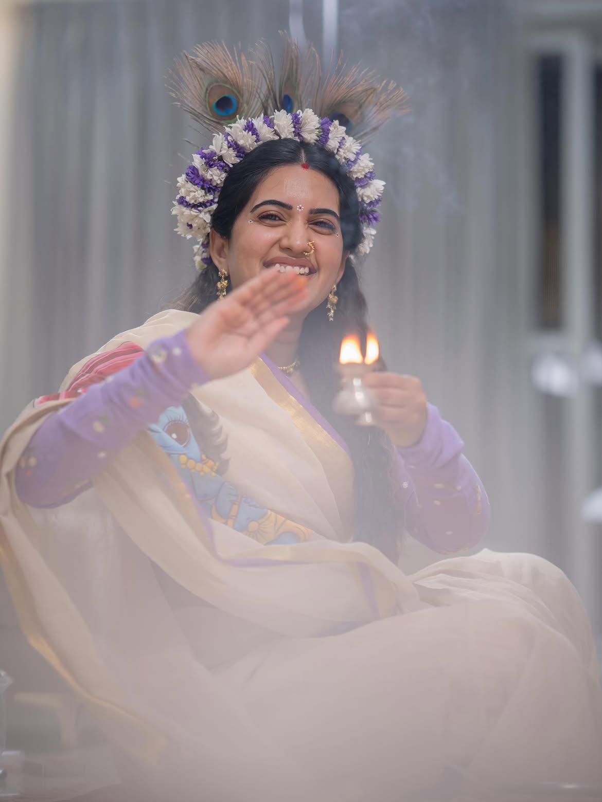 Sravanthi Chokarapu Krishnashtami Special Photos