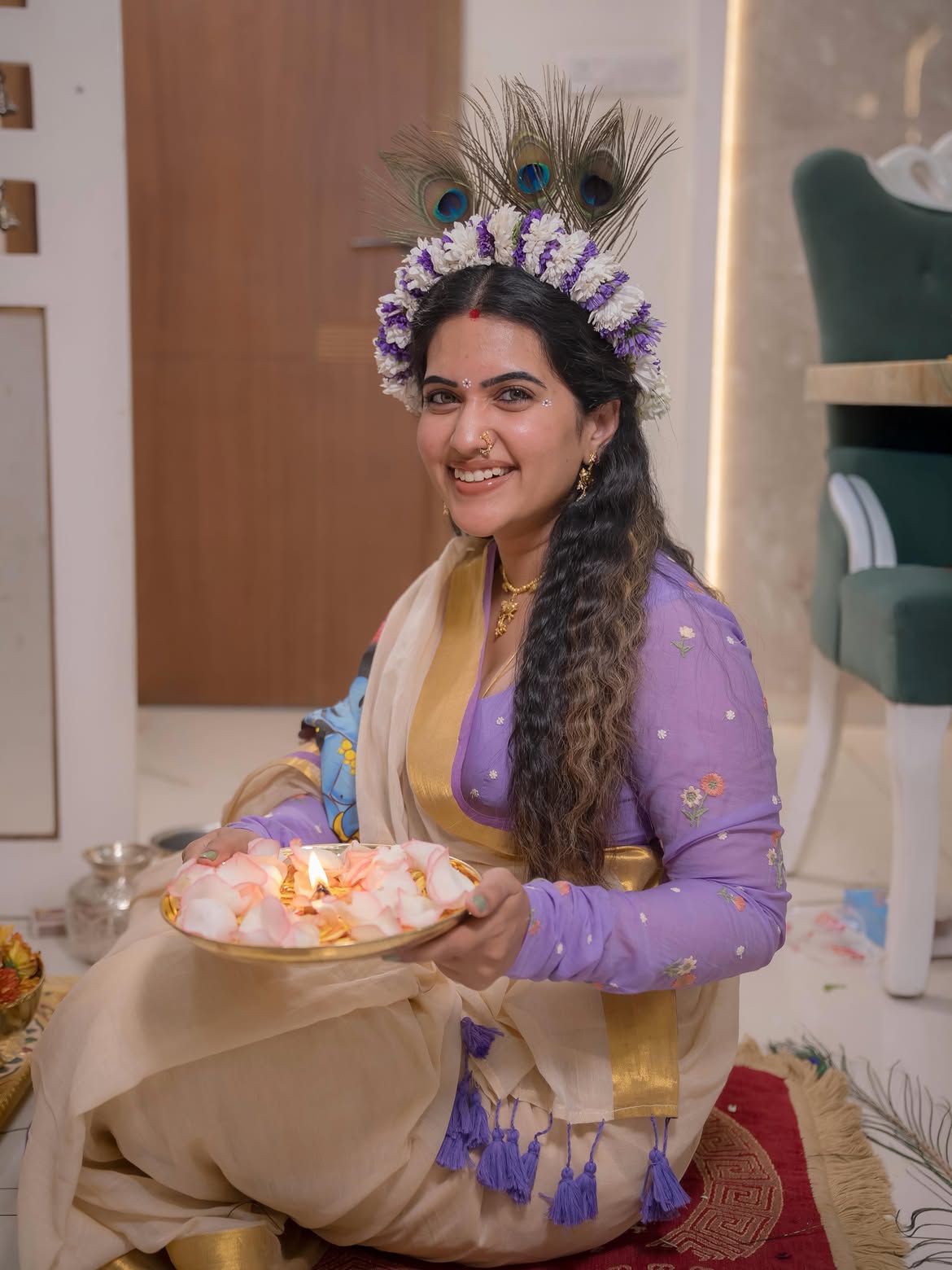 Sravanthi Chokarapu Krishnashtami Special Photos